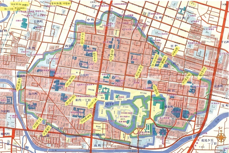 白虎隊生家跡マップ